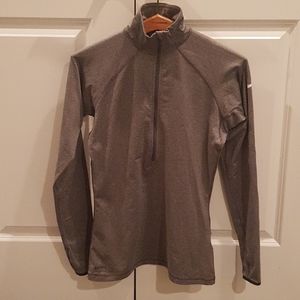 Grey Nike quarterzip